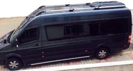 Mercedes Sprinter W906 2006–2018 Shark-kattokaiteet (mustat jalat) kuva 1