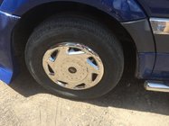 Mercedes Sprinter W906 2006–2018 Ruostumattomasta teräksestä valmistetut OEM-pölykapselit (1-osainen, 4 kpl) kuva 3