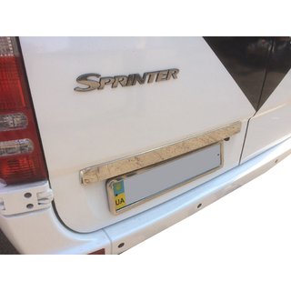 Rekisterikilven ylälista (ruostumaton teräs) Mercedes Sprinter W906 2006–2018 kuva 1