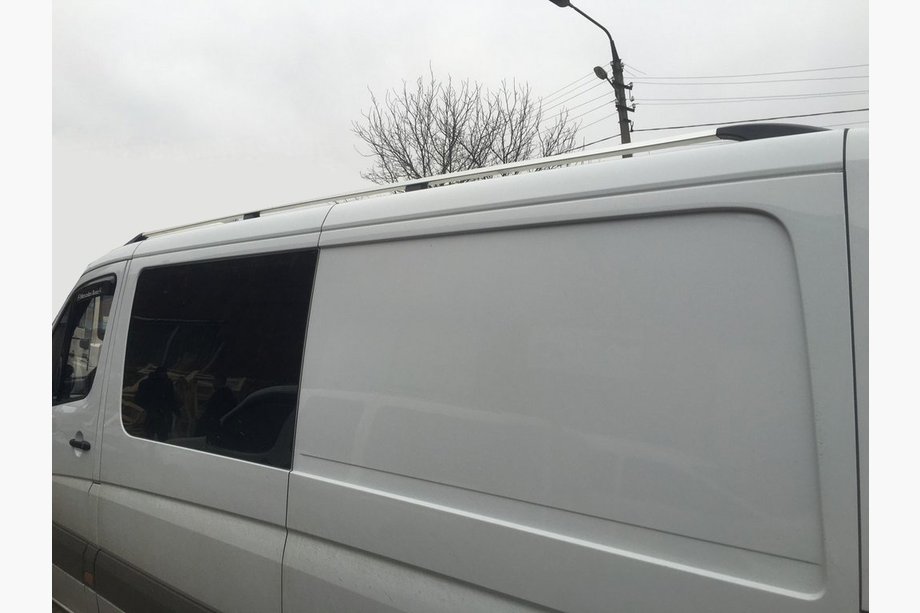 Mercedes Sprinter W906 2006–2018 Kattokaiteet DD 265 cm, kromi, muovijalka Image