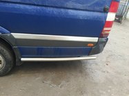 Mercedes Sprinter W907/W910 2018– Sivutoputket takapyörän taakse (2 kpl, ruostumaton teräs) kuva 6