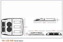Mercedes Sprinter W906 2006–2018 Kattoilmastointilaite 13,5 kW (monoblokki) kuva 3