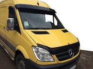 Mercedes Sprinter W906 2006–2018 Tuulilasin aurinkolippa rungolla V1 (kiiltävä musta, 5 mm) kuva 1