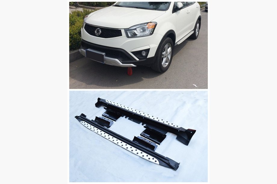 SsangYong Korando 2010–2019 Niken BMW style -sivuportaat (2 kpl, alumiini) Image