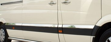 Mercedes Sprinter W906 2006–2018 Ovilistat (ruostumaton teräs) ExtraLong. Carmos - turkkilainen ruostumaton teräs kuva 2
