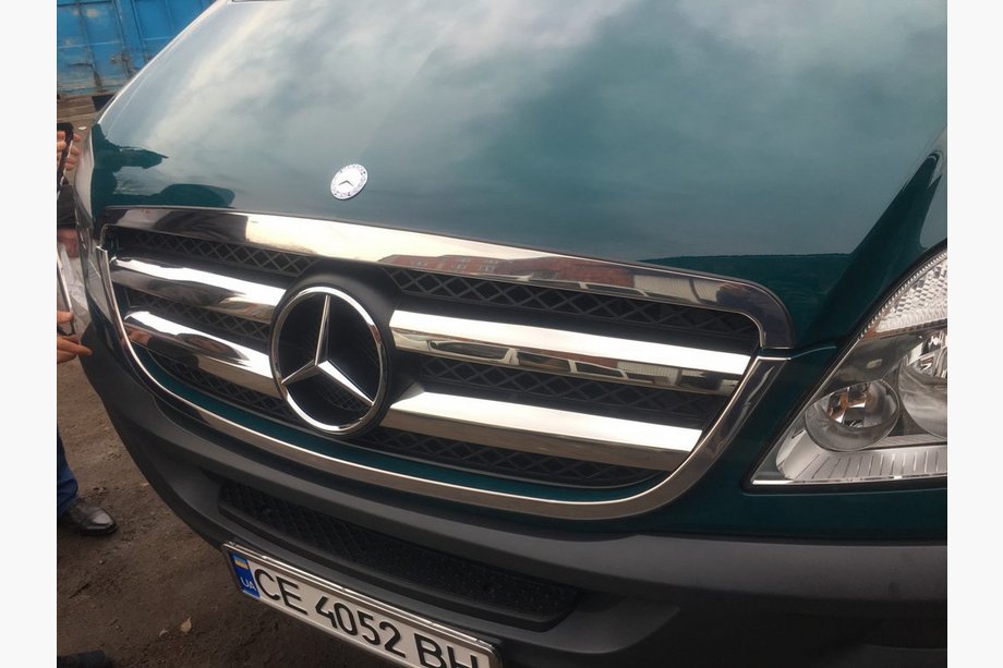 Mercedes Sprinter W906 2006–2018 Etusäleikön listat (2006-2013, ruostumaton teräs) Kuva 5