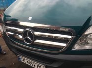 Mercedes Sprinter W906 2006–2018 Etusäleikön listat (2006-2013, ruostumaton teräs) OmsaLine - italialaista ruostumatonta terasta kuva 5