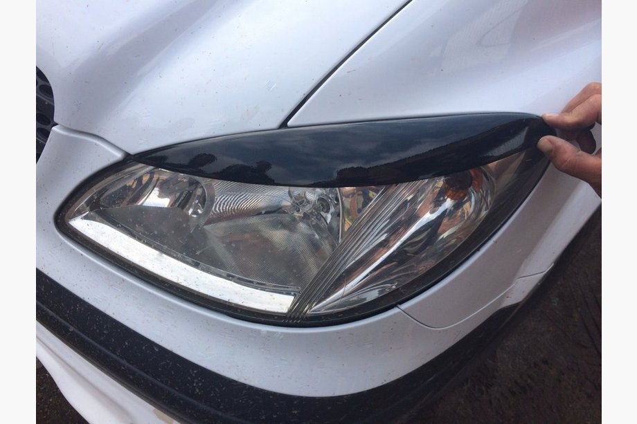 Mercedes Viano 2004–2014 Ajovaloripset suorat (mustat) Image