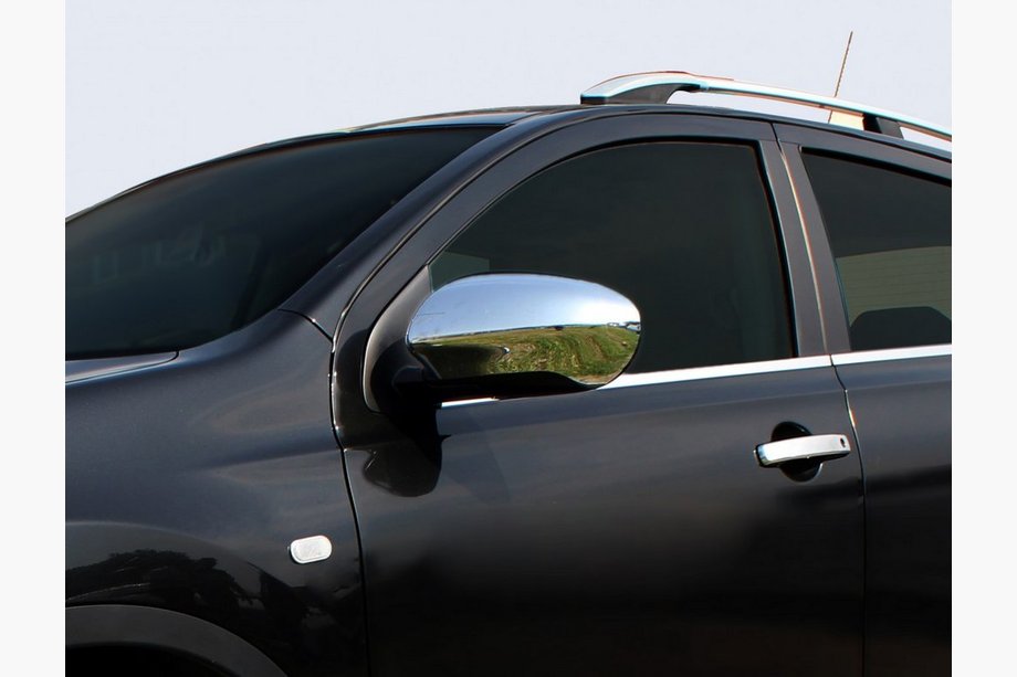 Nissan Qashqai 2010–2014 Carmos kromipeilikuoret (2 kpl, muovi) Image