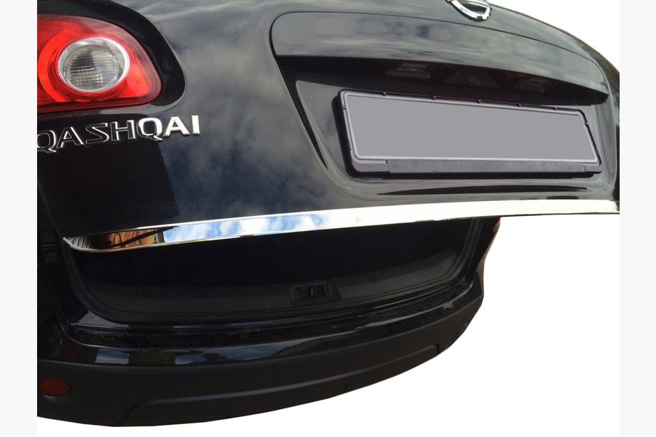 Nissan Qashqai 2007–2010 Tavaratilan lastausreunan suojalista (ruostumaton teräs) Carmos - turkkilainen teräs Image