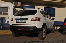 Nissan Qashqai 2007–2010 Tavaratilan lastausreunan suojalista (ruostumaton teräs) Carmos - turkkilainen teräs kuva 2