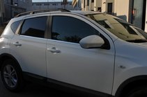Nissan Qashqai 2010–2014 Ulompi reunalista (4 kpl, ruostumaton teräs) Vakiopohja, OmsaLine - italialaista ruostumatonta terästä kuva 2