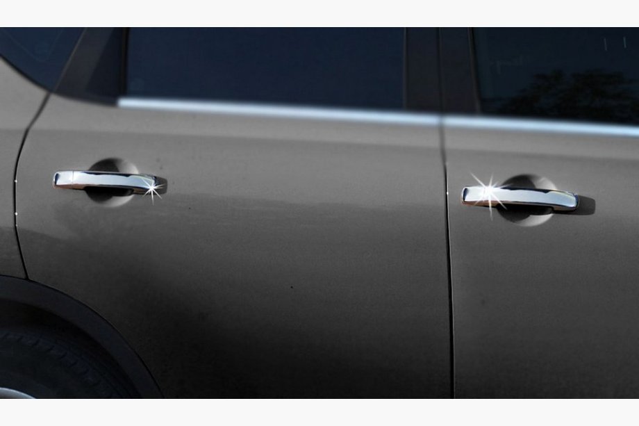 Nissan Qashqai 2007–2010 Ovenkahvan kromisuojat (4 kpl, ruostumaton teräs) Ilman chipiä, OmsaLine – italialaista ruostumatonta terästä Kuva 3