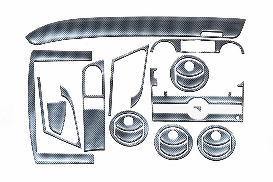 Chevrolet Aveo T250 2005–2011 Kojelaudan koristelistat (iso sarja) Image