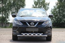 Nissan Qashqai 2007–2010 Etusuojakaari ST015 (ruostumaton teräs) kuva 2