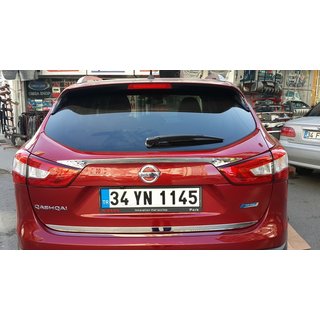 Rekisterikilven ylälista (ruostumaton teräs) Nissan Qashqai 2014–2021 kuva 4