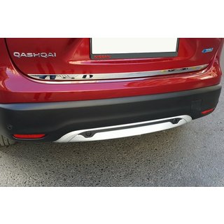 Takalukun reunalista (ruostumaton teräs) Nissan Qashqai 2014–2021 kuva 1