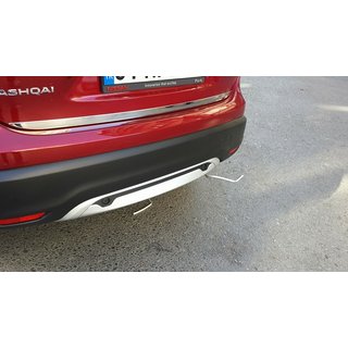 Takalukun reunalista (ruostumaton teräs) Nissan Qashqai 2014–2021 kuva 3
