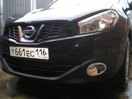 Nissan Qashqai 2007–2010 Sumuvalojen kehykset syvennyksellä (2 kpl, muovi) kuva 2