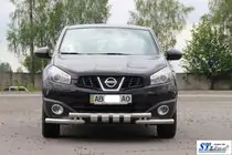 Nissan Qashqai 2010–2014 Etusuojaputki ST009-15 (ruostumaton teräs) kuva 2