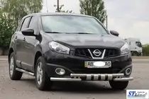 Nissan Qashqai 2010–2014 Etusuojaputki ST009-15 (ruostumaton teräs) kuva 3