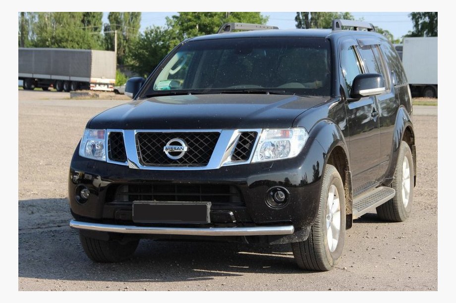 Nissan Pathfinder R51 2005–2014 Etusuojakaari ST008-1 (ruostumaton teräs) Image