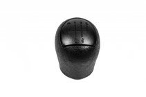 Renault Kangoo 1998–2008 Vaihdekepin nuppi 5-vaihteinen (musta+musta) kuva 1