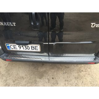 Takapuskurin suojalista (OMSA, ruostumaton teräs) Opel Vivaro 2001–2015 kuva 2