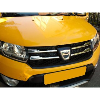 Säleikön listat, versio 2 (4 kpl, ruostumaton teräs) Dacia Sandero 2013–2020