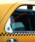Fiat Albea 2002–2012 Krominen kolmioikkunan peite (RST) kuva 1