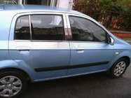 Hyundai Getz 2002– Pilarilistat (ruostumaton teräs) kuva 1