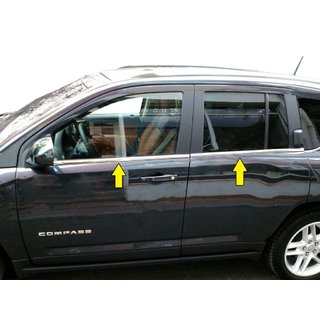 Ikkunoiden alareunalistat (RST) Jeep Compass 2006–2016 kuva 1