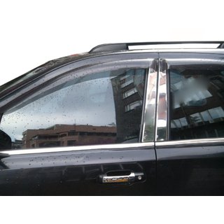 Kromipilarilistat (6 kpl, ruostumaton teräs) Kia Sorento I BL 2002–2009 kuva 1