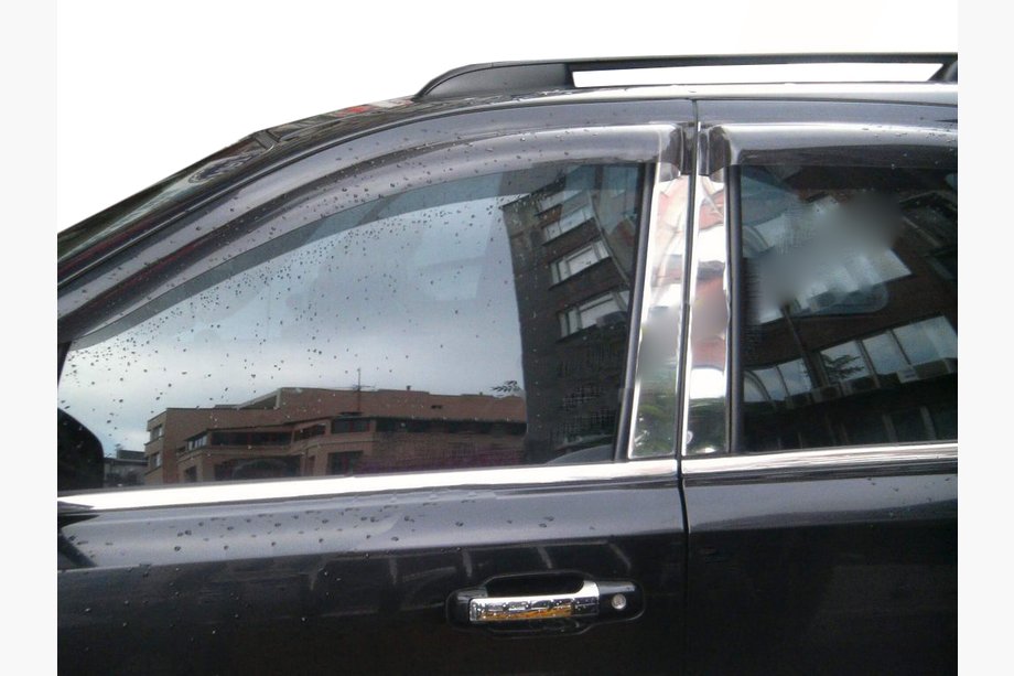 Kia Sorento I BL 2002–2009 Kromipilarilistat (6 kpl, ruostumaton teräs) Image