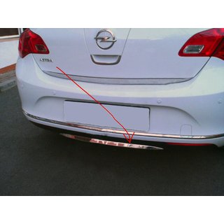 Takapuskurin suojalista (ruostumaton teräs) Opel Astra J 2009–2015 kuva 1