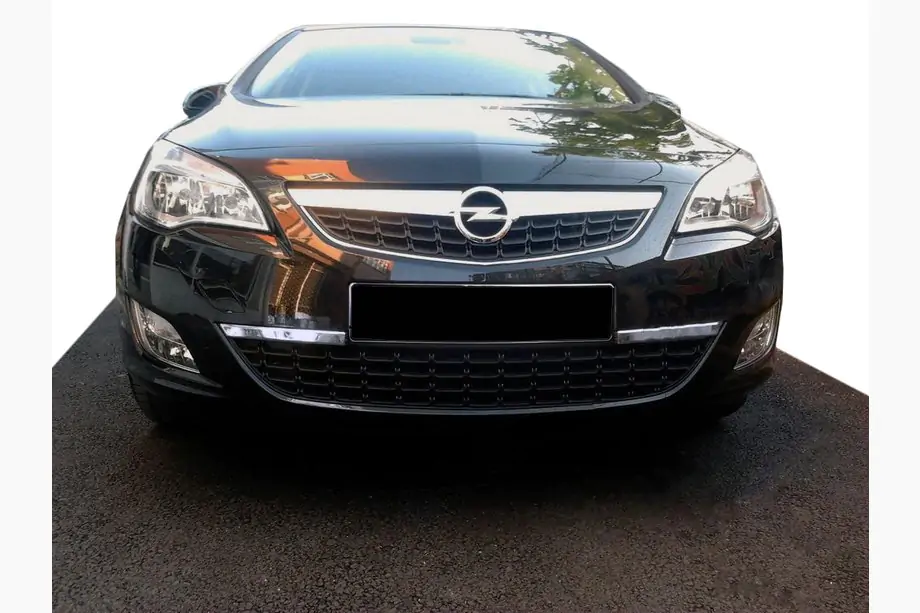 Opel Astra J 2009–2015 Etupuskurin päätysuojalista (ruostumaton teräs) Image