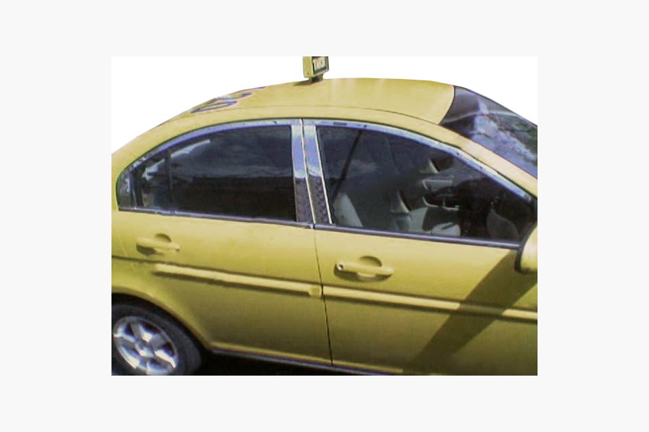 Hyundai Accent 2006–2010 Ovipilarien listat (ruostumaton teräs) Image