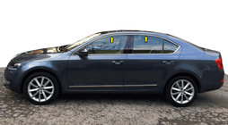 Skoda Octavia III A7 2013–2019 Ikkunoiden yläkromilistat (4 kpl, rst) kuva 1