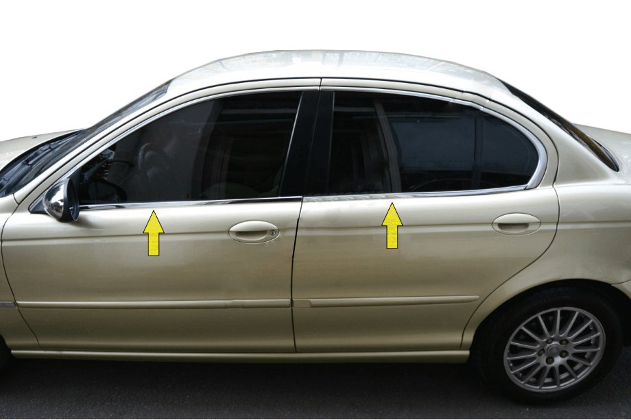 Jaguar X-Type 2001–2009 Ikkunoiden alareunalistat (RST) Image