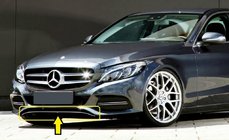Mercedes C-class W205 2014–2021 ALE! Puskurin suojalista V2 (ruostumaton teräs) kuva 1