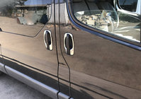 Nissan Primastar 2002–2014 Ovenkahvojen kehyslistat (4 kpl, ruostumaton teräs) kuva 1