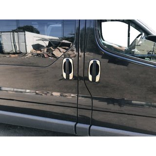 Ovenkahvojen kehykset (4 kpl, ruostumaton teräs) Renault Trafic 2001–2015 kuva 1