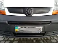 Renault Trafic 2001–2015 Alempi säleikön talvisuoja (rekisterikilven alle) 2001-2007, mattapintainen kuva 4