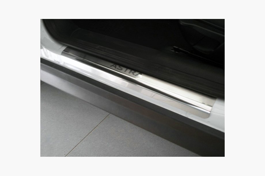 Opel Astra G Classic 1998–2012 Nataniko ovikynnyslistat (4 kpl, ruostumaton teräs) Premium – 3M-teippi, 0,8 mm Image
