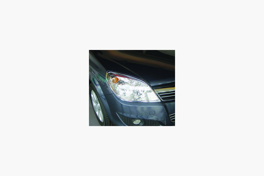 Opel Astra H 2004–2013 Ajovalojen kromikehykset (HB, 2 kpl, muovi) Image