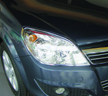 Opel Astra H 2004–2013 Ajovalojen kromikehykset (HB, 2 kpl, muovi) kuva 1