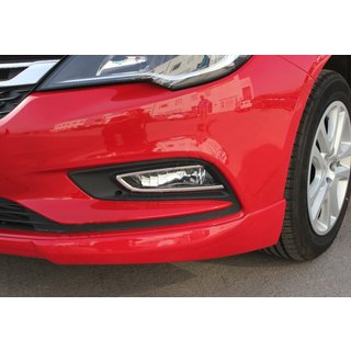 Sumuvalojen kromikehykset OmsaLine (2 kpl, ruostumaton teräs) Opel Astra K 2016–2021