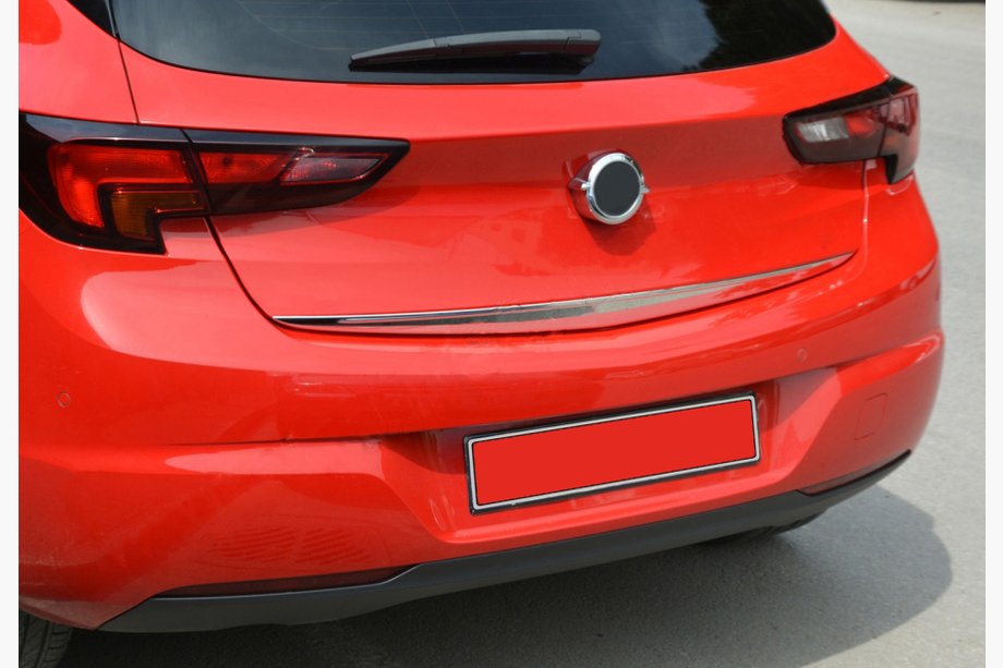 Opel Astra K 2016–2021 Takaluukun alareunan lista (HB, ruostumaton teräs) Image