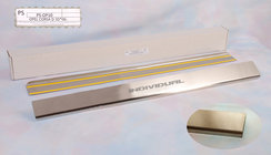 Opel Corsa C 2000–2006 Kynnyslistat Natanika Standard (4 kpl, ruostumaton teräs) kuva 1