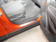 Opel Mokka 2012–2021 Nataniko ovikynnyslistat (4 kpl, ruostumaton teräs) Premium – 3M-teippi, 0,8 mm kuva 1